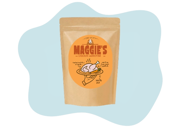 Chicken Carrotini | Dog Tasters | Maggie's Pet Meals 
